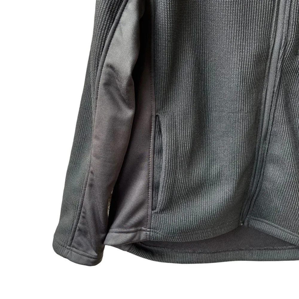 NEW Eddie Bauer Men's Full Zip Jacket Fleece Lined in Black Size L - Picture 3 of 4